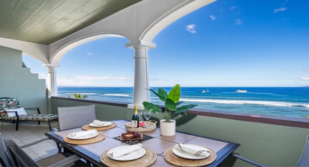 Lahaina sits just south of Ka'anapali