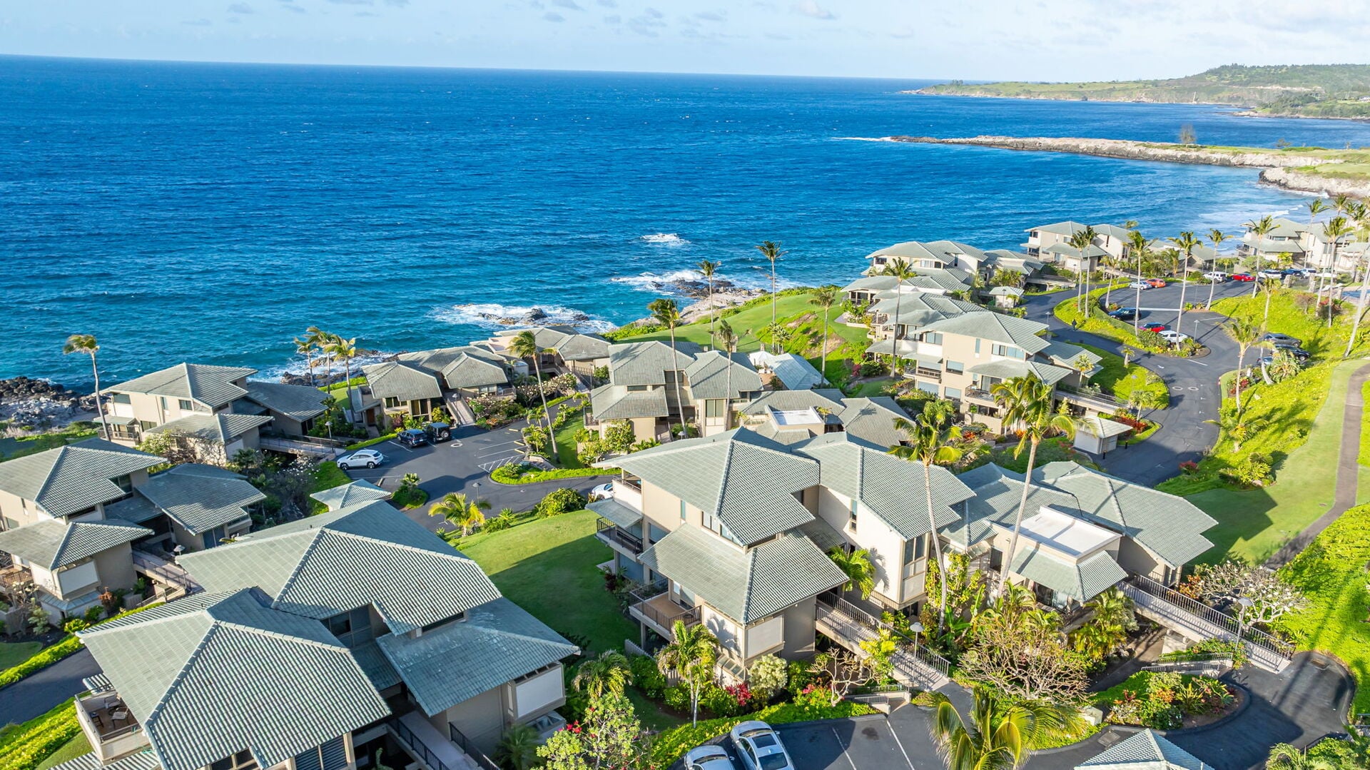 Kapalua Bay Villas Resort Aerial View