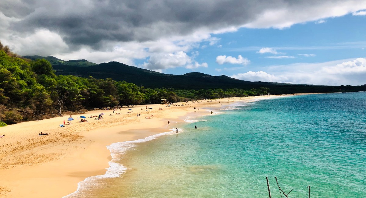 Family-friendly beach in Kihei, South Maui